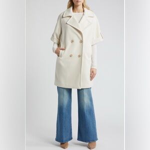 NWT Sam Edleman Double Breasted Cape Coat